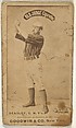 Thomas H. "Pat" Deasley, Catcher, New York, from the Old Judge series (N172) for Old Judge Cigarettes, Goodwin & Company, Albumen photograph