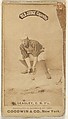 Thomas H. "Pat" Deasley, Catcher, New York, from the Old Judge series (N172) for Old Judge Cigarettes, Goodwin & Company, Albumen photograph