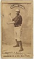 Thomas H. "Pat" Deasley, Catcher, New York, from the Old Judge series (N172) for Old Judge Cigarettes, Goodwin & Company, Albumen photograph