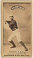 Thomas H. "Pat" Deasley, Catcher, New York, from the Old Judge series (N172) for Old Judge Cigarettes, Goodwin & Company, Albumen photograph