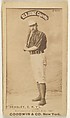 Thomas H. "Pat" Deasley, Catcher, New York, from the Old Judge series (N172) for Old Judge Cigarettes, Goodwin & Company, Albumen photograph