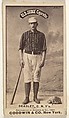Thomas H. "Pat" Deasley, Catcher, New York, from the Old Judge series (N172) for Old Judge Cigarettes, Goodwin & Company, Albumen photograph