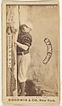 Michael Cornelius Dorgan, Right Field, New York, from the Old Judge series (N172) for Old Judge Cigarettes, Goodwin & Company, Albumen photograph