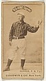 Bill George, Pitcher, New York, from the Old Judge series (N172) for Old Judge Cigarettes, Goodwin & Company, Albumen photograph