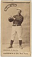 Bill George, Pitcher, New York, from the Old Judge series (N172) for Old Judge Cigarettes, Goodwin & Company, Albumen photograph