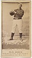 Bill George, Pitcher, New York, from the Old Judge series (N172) for Old Judge Cigarettes, Goodwin & Company, Albumen photograph