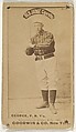 Bill George, Pitcher, New York, from the Old Judge series (N172) for Old Judge Cigarettes, Goodwin & Company, Albumen photograph