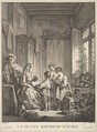 The Little Schoolmistress, A. J. Defehrt French, born Denmark, Etching and engraving