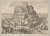 The Tower of Babel, Anton Joseph von Prenner Austrian, Etching