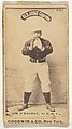 James Henry O'Rourke, 3rd Base, New York, from the Old Judge series (N172) for Old Judge Cigarettes, Goodwin & Company, Albumen photograph