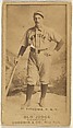 Ledell "Cannonball" Titcomb, Pitcher, New York, from the Old Judge series (N172) for Old Judge Cigarettes, Goodwin & Company, Albumen photograph