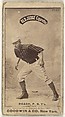 John F. Roach, Pitcher, New York, from the Old Judge series (N172) for Old Judge Cigarettes, Goodwin & Company, Albumen photograph