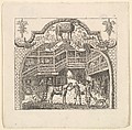 A Tavern Card for John Shaw, William Hogarth British, Etching