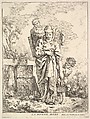 The Good Mother, Jacques Gabriel Huquier  French, Etching