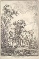 The Traveling Children, Jacques Gabriel Huquier  French, Etching