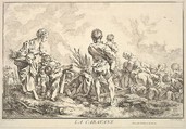 The Caravan, Jacques Gabriel Huquier  French, Etching