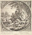 Pastoral Poetry, Claude Augustin Duflos le Jeune (French, Paris 1700–1786 Paris), Etching and engraving