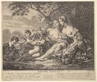 Erigone Vanquished, Claude Augustin Duflos le Jeune  French, Etching and engraving