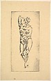 Nude Woman, Elie Nadelman  American, born Poland, Drypoint