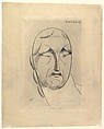 Female Head (Ideal Head), Elie Nadelman (American (born Poland), Warsaw 1882–1946 Riverdale, New York), Drypoint