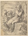Youth with two Old Men, Anonymous, Italian, 17th century  Italian, Etching