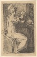 Madonna and Child, Parmigianino (Girolamo Francesco Maria Mazzola)  Italian, Etching