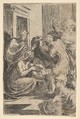 The Nativity, Parmigianino (Girolamo Francesco Maria Mazzola) Italian, Etching