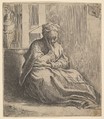 Melancholy, Anonymous, Italian, 16th century  Italian, Etching