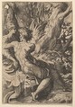 The Lovers, Anonymous, Italian, 17th century  Italian, Etching