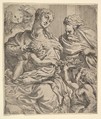 Holy Family, Anonymous, Italian, 17th century Italian, Etching