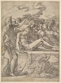 Entombment, Parmigianino (Girolamo Francesco Maria Mazzola)  Italian, Etching