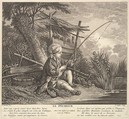 Fisherman, Claude Augustin Duflos le Jeune French, Etching and engraving