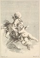 Three Cupids, Jacques Gabriel Huquier  French, Etching and engraving