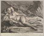 Study of a Reclining Nude, Jean Edme Nochez French, Etching and Engraving