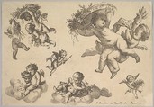 Groups of Children, François Boucher French, Etching and Engraving