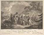 Arrival of Telemachus at the Island of Calypso, Antoine Jean Duclos  French, Etching and Engraving