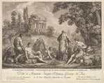 Termosiris Teaching Telemachus to Follow the Example of Apollo, Pietro Antonio Martini Italian, Etching and Engraving