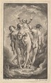 The triumph of the Graces, Jean-Baptiste-Blaise Simonet French, Etching and engraving