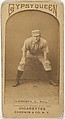John J. "Jack" Clements, Catcher, Philadelphia, from the Old Judge series (N172) for Old Judge and Gypsy Queen Cigarettes, Goodwin & Company, Albumen photograph