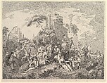 Country Fair, Pierre Charles Lévesque French, Etching