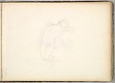 Male Figure Study, Frederic, Lord Leighton British, Graphite