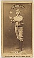 Arthur Albert "Doc" Irwin, Shortstop, Philadelphia, from the Old Judge series (N172) for Old Judge Cigarettes, Goodwin & Company, Albumen photograph