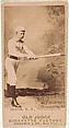 Arthur Albert "Doc" Irwin, Shortstop, Philadelphia, from the Old Judge series (N172) for Old Judge Cigarettes, Goodwin & Company, Albumen photograph