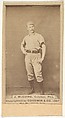 James Thomas "Deacon" McGuire, Catcher, Philadelphia, from the Old Judge series (N172) for Old Judge Cigarettes, Goodwin & Company, Albumen photograph