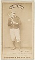 Joseph H. "Joe" Mulvey, 3rd Base, Philadelphia, from the Old Judge series (N172) for Old Judge Cigarettes, Goodwin & Company, Albumen photograph