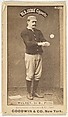 Joseph H. "Joe" Mulvey, 3rd Base, Philadelphia, from the Old Judge series (N172) for Old Judge Cigarettes, Goodwin & Company, Albumen photograph