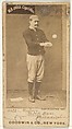 Joseph H. "Joe" Mulvey, 3rd Base, Philadelphia, from the Old Judge series (N172) for Old Judge Cigarettes, Goodwin & Company, Albumen photograph