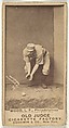 George A. Wood, Left Field, Philadelphia, from the Old Judge series (N172) for Old Judge Cigarettes, Goodwin & Company, Albumen photograph