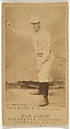 Peter Burke "Pete" Wood, Pitcher, Philadelphia, from the Old Judge series (N172) for Old Judge Cigarettes, Goodwin & Company, Albumen photograph
