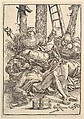 Lamentation for Christ, Hans Baldung (called Hans Baldung Grien) German, Woodcut; first of two states